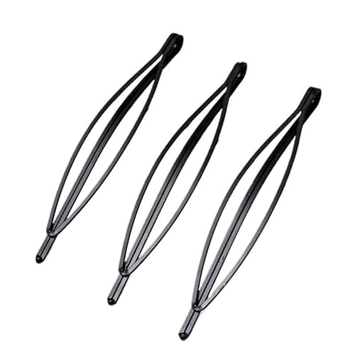 1/20 Stück einfache schwarze Haarnadeln for Frauen Haarspangen Kopfbedeckungen Mädchen BB Clips Kopfschmuck Haarspangen koreanisches Haar-Styling-Zubehör (Color : Style 2, Size : 6pcs) von DFJOENVLDKHFE