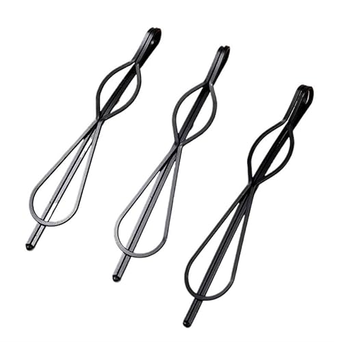 1/20 Stück einfache schwarze Haarnadeln for Frauen Haarspangen Kopfbedeckungen Mädchen BB Clips Kopfschmuck Haarspangen koreanisches Haar-Styling-Zubehör (Color : Style 7, Size : 10pcs) von DFJOENVLDKHFE