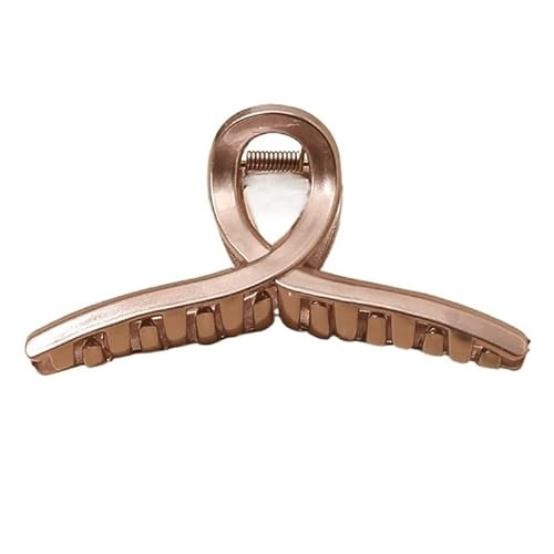 1Pc Koreanische Gold Silber Große Haar Krallen Vogel Nest Haarnadeln Haarspange Krabben Haar Clips Kopfbedeckungen for Frauen Mädchen haar Zubehör (Color : Cross rose gold) von DFJOENVLDKHFE