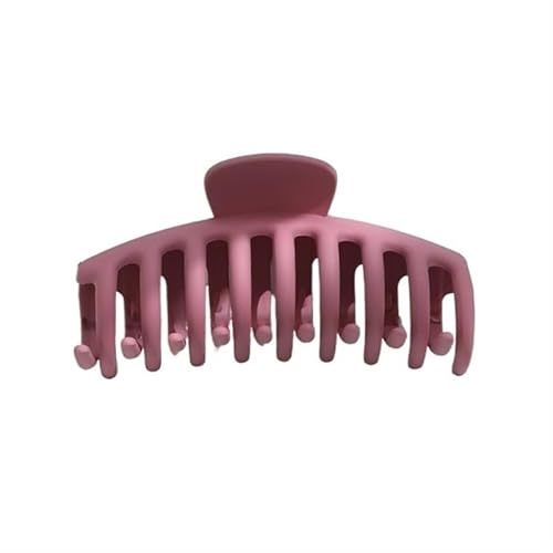 Bunte große matte Pillenhaarspange im koreanischen Stil, elegante Haarnadel aus Acryl for Damen, Haarschmuck (Color : 5 purple) von DFJOENVLDKHFE