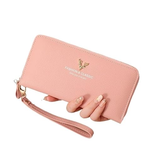 DFJOENVLDKHFE Damen-Handgelenk-Clutch, kleine Damen-Mehrfachtasche, Damen-PU-Leder-Geldbörse, Geldbörsen-Armbänder(Color:3) von DFJOENVLDKHFE