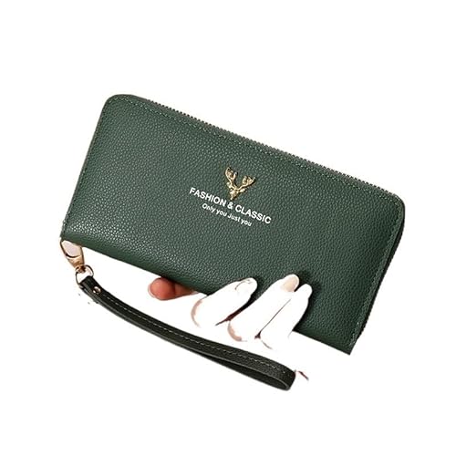 DFJOENVLDKHFE Damen-Handgelenk-Clutch, kleine Damen-Mehrfachtasche, Damen-PU-Leder-Geldbörse, Geldbörsen-Armbänder(Color:5) von DFJOENVLDKHFE