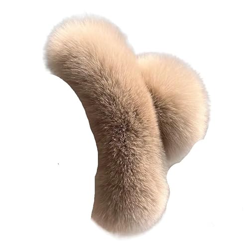 Nette Plüsch Haar Zubehör Zurück Löffel Clip Nette Haar Clip Koreanische Klaue 1PC15CM Künstliche Kaninchen Fell Große Clip (Color : Brown-15cm) von DFJOENVLDKHFE