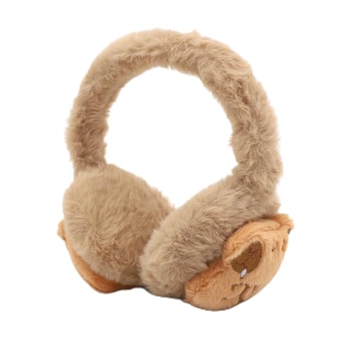 Faltbare und verstellbare Ohrenschützer für Damen - Weiche Kunstfell-Ohrenschützer, ideal für den Winter - Hochwertige Ohrmuscheln für kalte Tage., Brown, M Faltbare und verstellbare Ohrenschützer für Damen - Weiche Kunstfell-Ohrenschützer, ideal für den Winter - Hochwertige Ohrmuscheln für kalte Tage., Brown, M von DHINCHANSAIB