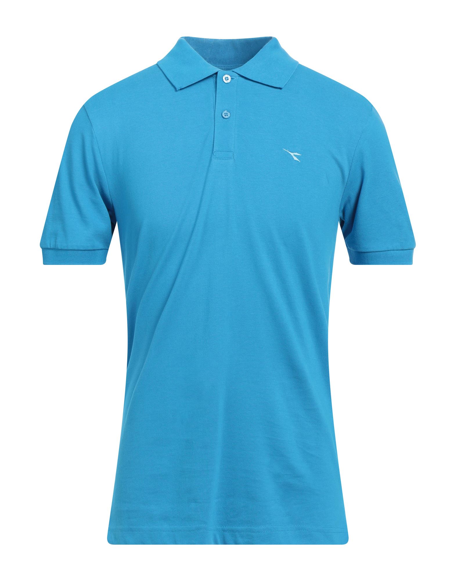 DIADORA Poloshirt Herren Azurblau von DIADORA