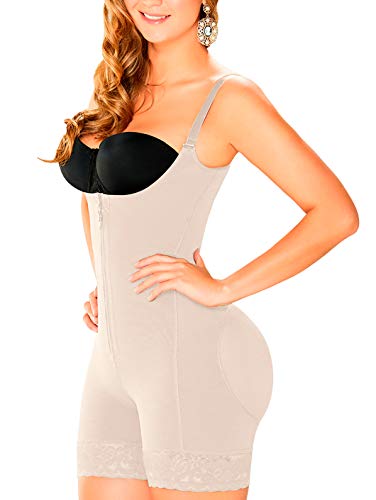 DIANE & GEORDI 2396 Body-Shaper Miederhose Stark Formend Beige XL von DIANE & GEORDI