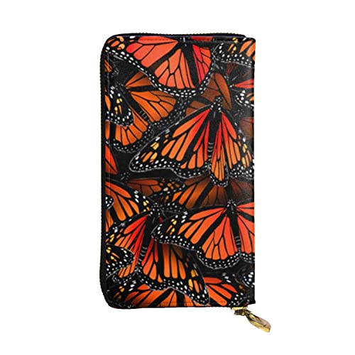 Monarch Butterflies Damen Europäische Geldbörse kann 12 Karten halten Reisepass-Brieftasche, Familienpass-Ordner Modern/Fit von DICAPO