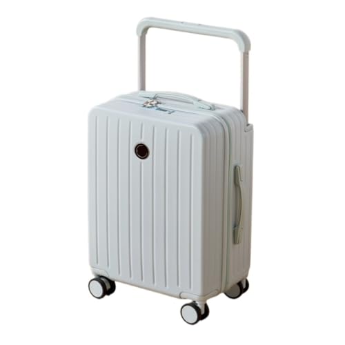 DINGYanL Trolley-Koffer Breites Trolley-Gepäck for Herren und Damen, 20-Zoll-Boarding-Koffer, Neue geräuschlose Universal-Radgepäck-Codebox Reisekoffer (Color : A, Size : 20in) von DINGYanL