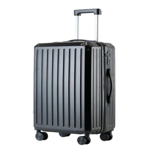 DINGYanL Trolley-Koffer Gepäck Neue Herren- Und Damenkoffer, Wiederaufladbare Boarding-Trolley-Koffer, Ultraleichte Passwort-Koffer Reisekoffer (Color : A, Size : 22in) von DINGYanL