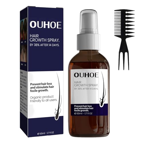 Ouhoe Hair Growth Spray, Ouhoe Hair Growth Oil, OUHOE Stronger and Hair Thickening Spray, Hair Regrowth Treatments for Women & Men, Best Hair Growth Products (1pc) von DINNIWIKL