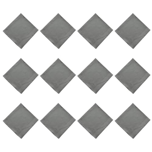 DINSOAVR Taschentuch, saugfähig, Baumwolle, quadratisch, für Herren, einfarbig, Halstuch, Einstecktuch, Schweißtuch, Einstecktuch, Einstecktuch, Einstecktuch, Einstecktuch, 12 Stück DINSOAVR Taschentuch, saugfähig, Baumwolle, quadratisch, für Herren, einfarbig, Halstuch, Einstecktuch, Schweißtuch, Einstecktuch, Einstecktuch, Einstecktuch, Einstecktuch, 12 Stück von DINSOAVR
