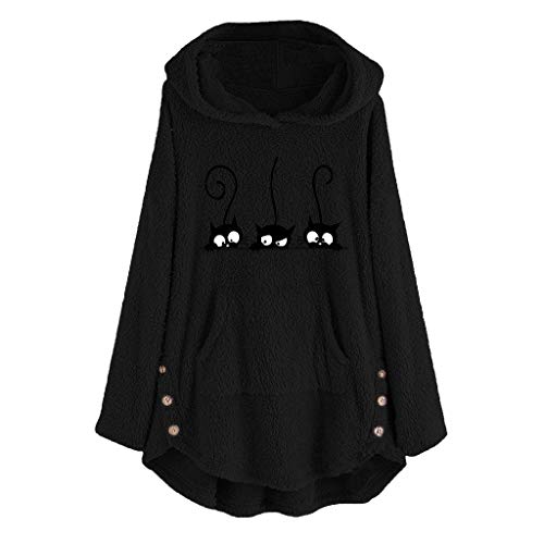 Kapuzenpullover Damen Teddy Fleece Hoodie Pullover Damen Plus Size Frauen Fleece Stickerei Katze Ohr Sweatshirt Korean Fashion Langarm Kawaii Kapuzenpullover Hoodie Tops Bluse Kapuzenpullover Damen Teddy Fleece Hoodie Pullover Damen Plus Size Frauen Fleece Stickerei Katze Ohr Sweatshirt Korean Fashion Langarm Kawaii Kapuzenpullover Hoodie Tops Bluse von DIPT