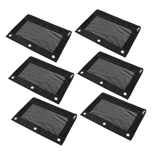 DIYEAH 6er-Packung Büro-schreibwarentaschen Federmäppchen Mit Frontfenster Zier-aktentaschen Oxford-bleistifthalter-Box Für Schreibbedarf DIYEAH 6er-Packung Büro-schreibwarentaschen Federmäppchen Mit Frontfenster Zier-aktentaschen Oxford-bleistifthalter-Box Für Schreibbedarf von DIYEAH