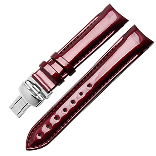 DJDLFA Echtleder-Armband für Tissot T035/T035210A, für Damen, gebogene Enden, 18 mm, modisches Armband, 18 mm, Achat von DJDLFA