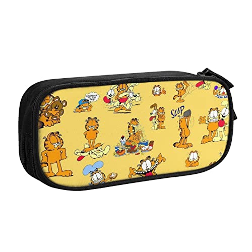 DJNGN Federmäppchen für Jungen Mädchen für Garfield Organizer Stiftbeutel Tasche Schreibwarenbeutel Halter Schreibtisch Organizer für Schule Büro Zuhause Schreibwaren Geschenke von DJNGN