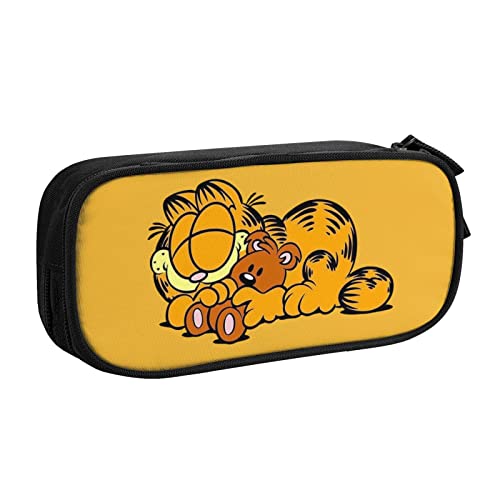 DJNGN Federmäppchen für Jungen Mädchen für Garfield Organizer Stiftbeutel Tasche Schreibwarenbeutel Halter Schreibtisch Organizer für Schule Büro Zuhause Schreibwaren Geschenke von DJNGN