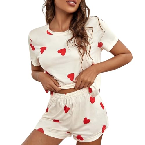 DKLOVIFU Schlafanzüge für Damen Lounge Set Damen Womens Pyjamas Shorty Damen Nachtwäsche Schlafanzug Mädchen Kurz Frauen Weihnachten Pyjamas Blitzangebote des Tages DKLOVIFU Schlafanzüge für Damen Lounge Set Damen Womens Pyjamas Shorty Damen Nachtwäsche Schlafanzug Mädchen Kurz Frauen Weihnachten Pyjamas Blitzangebote des Tages von DKLOVIFU