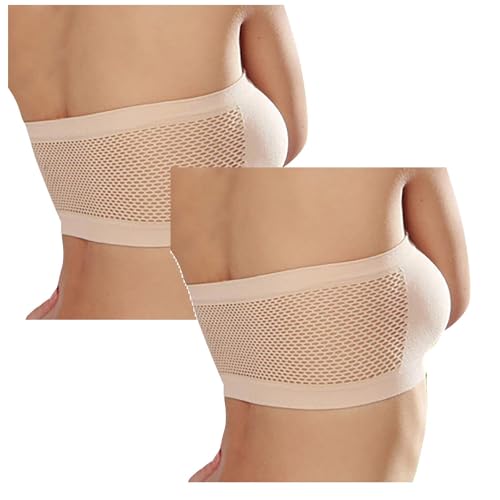DKLOVIFU Trägerloser BH Tube Top Bandeau BH Damen Gepolstert Trägerlos BH mit Rutschfester Nahtlose Ohne Bügel Bralette für Frauen Dehnbar Brust Wickeln 1 stück/2 stück/3 stück DKLOVIFU Trägerloser BH Tube Top Bandeau BH Damen Gepolstert Trägerlos BH mit Rutschfester Nahtlose Ohne Bügel Bralette für Frauen Dehnbar Brust Wickeln 1 stück/2 stück/3 stück von DKLOVIFU