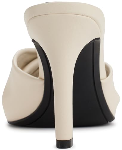 DKNY Damen Badu Mid Heeled Sandal, Bone, 37 EU von DKNY