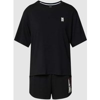 DKNY T-Shirt mit Label-Print in Black, Größe XS von DKNY