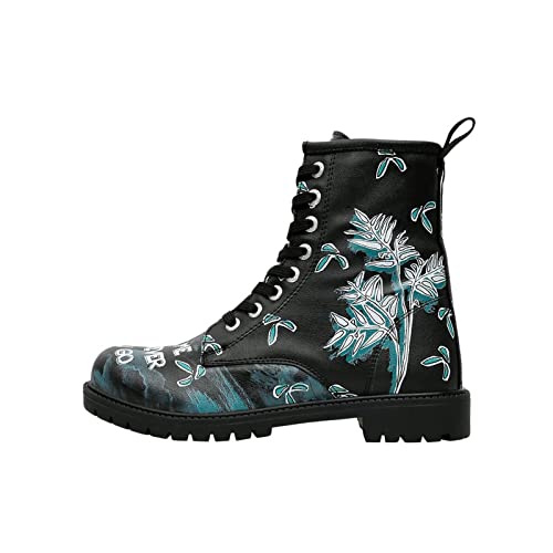 DOGO Long Boots - Koala Hug BLACK - Vegane Damen Boots und Nachhaltige und Bunte Stiefeletten - Trendige Bequeme Stiefel für Damen von DOGO