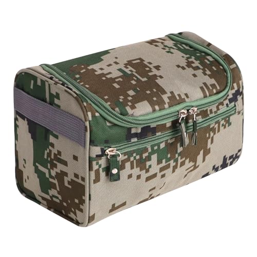 DOINEUFL Herren-Kulturbeutel, Reise-Kulturbeutel, wasserdichter Kulturbeutel für Herren, hängende Waschbeutel für Herren, camouflage grün, Tragbare große Kapazität Herren Kulturbeutel mit Haken DOINEUFL Herren-Kulturbeutel, Reise-Kulturbeutel, wasserdichter Kulturbeutel für Herren, hängende Waschbeutel für Herren, camouflage grün, Tragbare große Kapazität Herren Kulturbeutel mit Haken von DOINEUFL