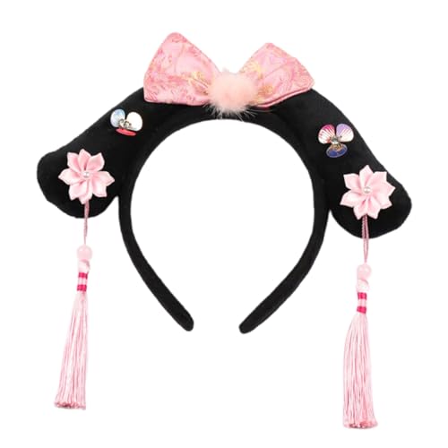 DOITOOL 1Stk Gege Kinderstirnband Chinesische Stirnbänder für Kinder Schleifen Kopfschmuck die chinesen tatsächl Haar Klammern Haarklammer chinesisches thema stirnband schöne Haarspange von DOITOOL