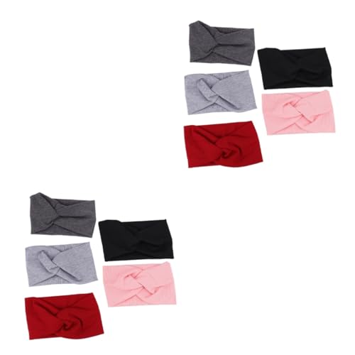 DOITOOL 10 Stk Turban-Kopftücher für Babys Haargummis für Kinder dehnbare Haargummis einfarbige Bandanas Tiara Haarbänder Haarschmuck Stirnband elastisch Kopfbedeckung schmücken Schal von DOITOOL