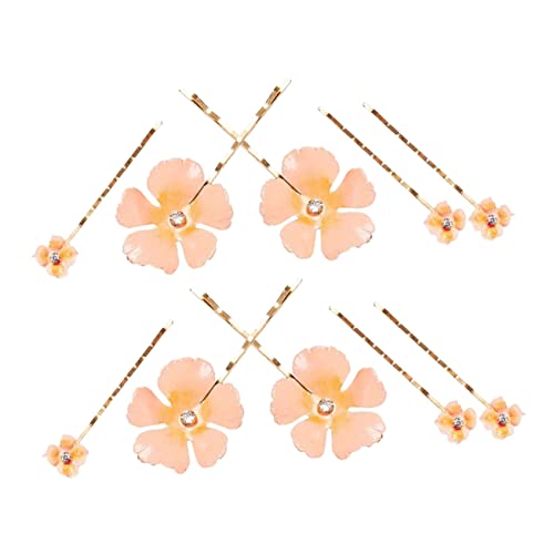 DOITOOL 10St Blumenclip Hochzeitshaarspangen für Bräute kleine Haarspangen Haarnadel Haarklammer Blumenhaarspangen für Frauen Haarspange Schmuck Zubehör einstellen schmücken Braut von DOITOOL