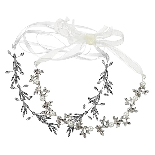 DOITOOL 2st Braut Strass Stirnband Mädchen Stirnbänder Elegantes Mädchen-stirnband Stirnbänder Für Mädchen Braut Stirnbänder Aus Strass Tiara Mode Zubehör Damen Legierung von DOITOOL