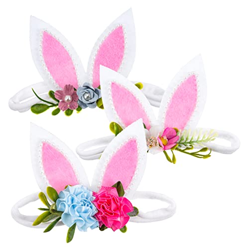 DOITOOL 3St kinder osterhaare Kleinkind-Geschenk Stoffhase baby stirnbänder Tiara neugeborene stirnbänder für party dekorative Stirnbänder Hasen Ohren Kopfbedeckung Haarschmuck Requisiten von DOITOOL