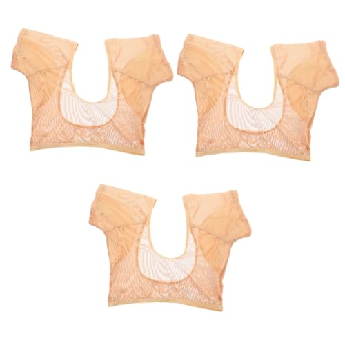 DOITOOL 3st Schweißpads Unter Den Achseln Atmungsaktive Weste Für Damen Sportliche Tanktops Für Herren Damenunterwäscheweste Hochzeitshüte Für Frauen Nylon Unterhemd Kurzarm Fräulein von DOITOOL