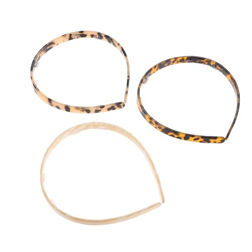 DOITOOL 3st Stirnband Aus Acetatfolie Yoga-stirnbänder Für Frauen Weibliches Gesicht Waschen Haarband Accessoires Für Mädchen Männer Stirnbänder Geschenk Braut von DOITOOL