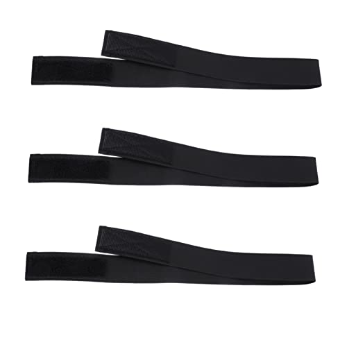 DOITOOL 3st Verstellbarer Perückenriemen Spitzenstirnband Spitze Schmelzendes Band Perückenkappe Für Lace-front-perücke Schwarzer Schal Perücke Gummiband Werkzeug Damen Elastisch Polyester von DOITOOL