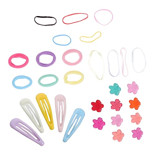 DOITOOL 565 Stück Haar-accessoires-geschenkbox-set Farbiger Haarspangenclip Haargummis Aus Gummi Haarnadel Für Mädchen Mini-haarklammer Zöpfe Halter Griffigkeit Plastik Flauschige Kleine von DOITOOL