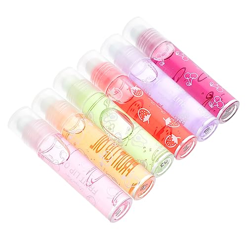 DOITOOL 6St Lippenbalsam Lippenschutz Feuchtigkeitsspendender Lippenstift Lippenöle Lipgloss Lip Oil Gloss flüssiger Lippenstift Lippenölbalsam Mädchen Obst Schminkset einstellen Kind von DOITOOL