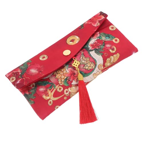 DOITOOL Cartoon-rote Umschlagtasche briefumschläge Chinesisches Neujahr rotes Umschläge chinesischer Glücksgeldbeutel Geldhalter für Bargeld Frühlingsfest rote Pakete Stoff DOITOOL Cartoon-rote Umschlagtasche briefumschläge Chinesisches Neujahr rotes Umschläge chinesischer Glücksgeldbeutel Geldhalter für Bargeld Frühlingsfest rote Pakete Stoff von DOITOOL