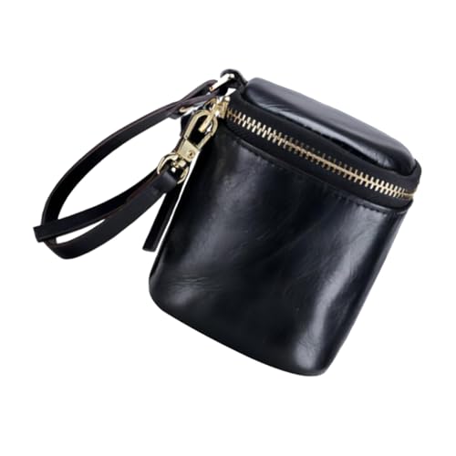 DOITOOL Geldbörse Makeup Tasche Handtasche die Einkaufstasche Damen Tragetasche Umhängetasche Lippenstift Tasche Hand tragen Mini-Tasche Schlüsselbox Lanyard Echtes Leder von DOITOOL