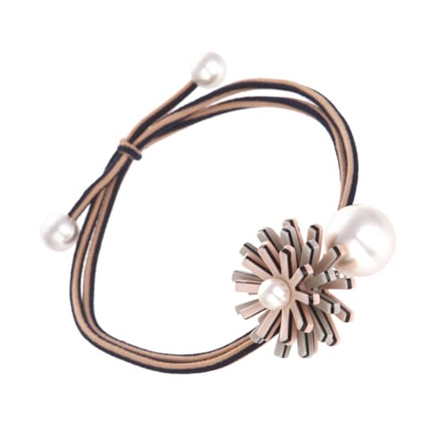 DOITOOL Haarring Haaraccessoires Bulk-haargummis Haarbänder Für Damenhaar Haargummi Für Frauen Perlenhaarhalter Bommel Haarbänder Knusprig Für Frauen Haare Knusprig Haarschmuck von DOITOOL