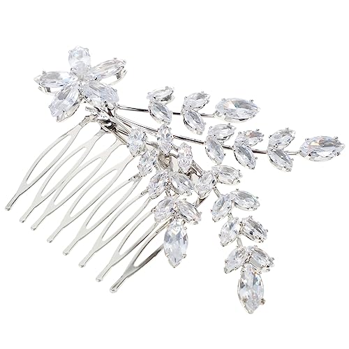 DOITOOL Kamm haarschmuck Brautaccessoires für die Braut Haarspangen für Frauen Tiara braut haarkamm Hochzeitshaarspangen für Bräute Hochzeitskleid Haarteil von DOITOOL