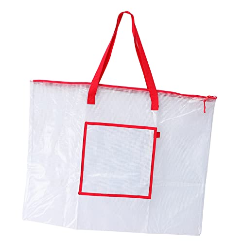 DOITOOL Poster-Einkaufstasche wasserdichte Zeichentaschen Malmappe Tasche Kunstwerk-Portfolio-Tasche große Aufbewahrungstasche studententasche Plakatkartonbehälter Plakathalter PVC rot DOITOOL Poster-Einkaufstasche wasserdichte Zeichentaschen Malmappe Tasche Kunstwerk-Portfolio-Tasche große Aufbewahrungstasche studententasche Plakatkartonbehälter Plakathalter PVC rot von DOITOOL