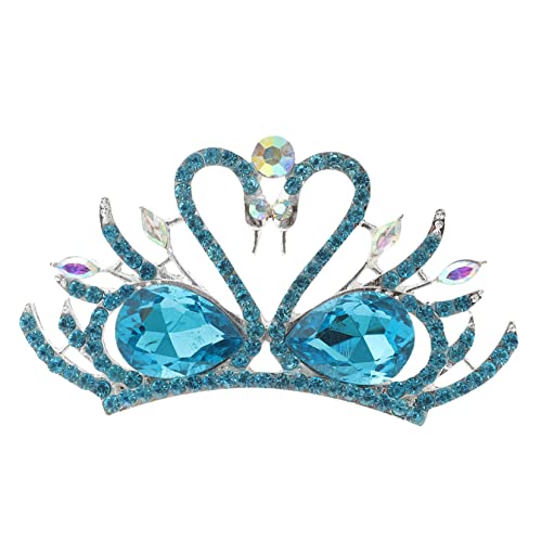 DOITOOL Schwanenkrone weibliche Tiara Braut Kopfschmuck Hochzeit Haarkamm haarschmuck Brautkrone aus Legierung weibliche Krone Mädchen Kopfbedeckung Zubehör Kind von DOITOOL