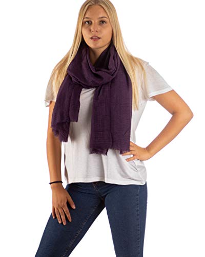 DOLCE ABBRACCIO by RiemTEX Damen Schal FUNKY STYLE Halstuch Bandana Geschenke für Frauen Stola XXL Tuch Kopftuch Tücher Motorrad Halstuch Multifunktionstuch Pashmina Schal (Indigo) von DOLCE ABBRACCIO by RiemTEX