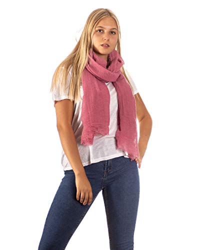 DOLCE ABBRACCIO by RiemTEX Damen Schal FUNKY STYLE Halstuch Bandana Geschenke für Frauen Stola XXL Tuch Kopftuch Tücher Motorrad Halstuch Multifunktionstuch Pashmina Schal (Orchidee) von DOLCE ABBRACCIO by RiemTEX