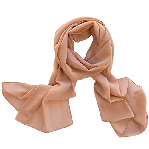 DOLCE ABBRACCIO by RiemTEX Damen Schal Tuch Stola elegante Schals und Tücher Verona aus Chiffon (Beige) von DOLCE ABBRACCIO by RiemTEX