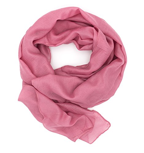 DOLCE ABBRACCIO by RiemTEX WILD CAT Damen Schal Halstuch Tuch aus Chiffon für Frühling Sommer Ganzjährig (Hot Pink) von DOLCE ABBRACCIO by RiemTEX