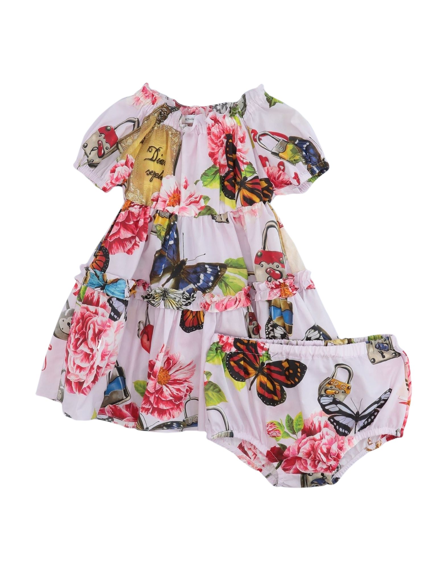 DOLCE&GABBANA Babykleid Kinder Flieder von DOLCE&GABBANA