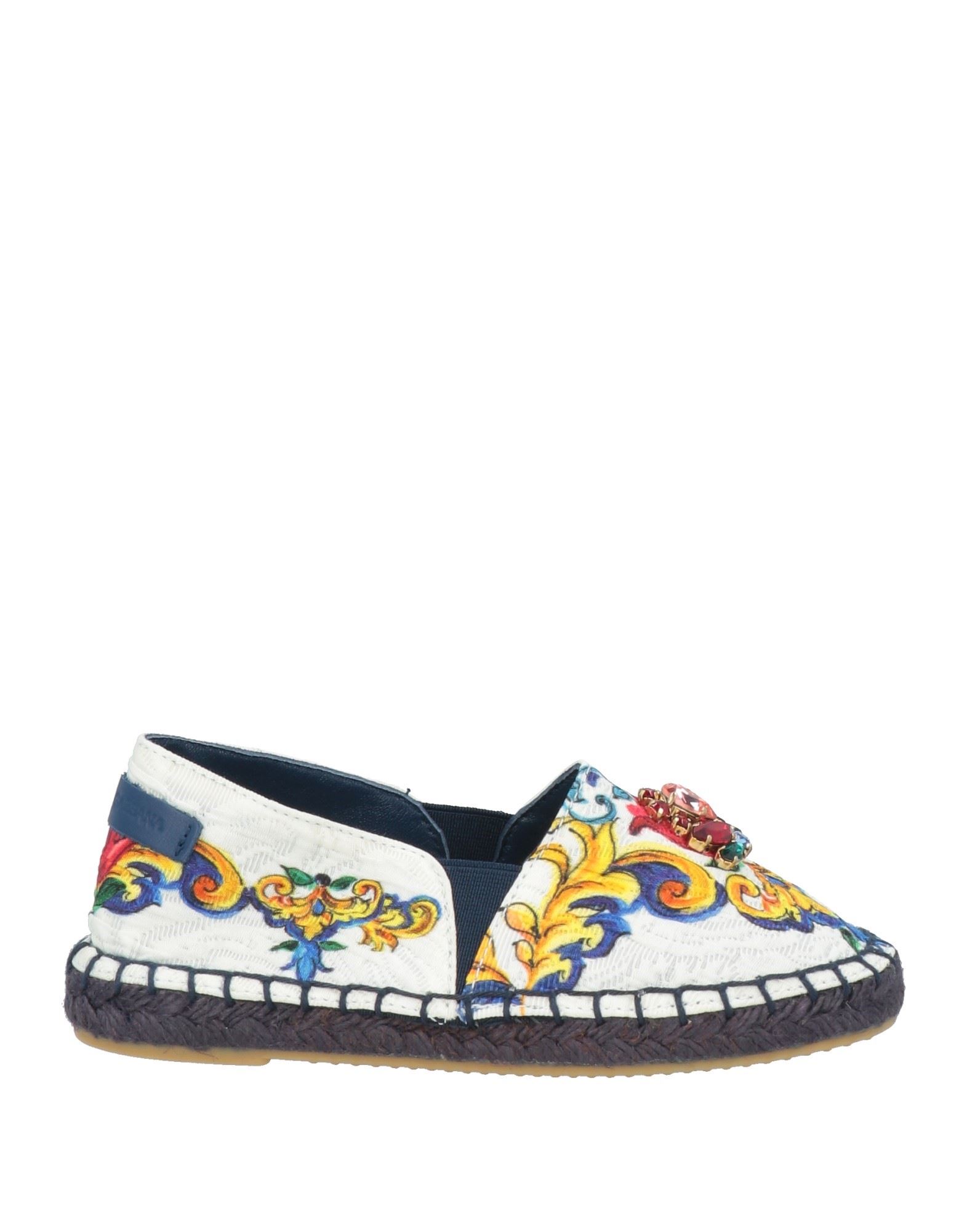 DOLCE&GABBANA Espadrilles Kinder Weiß von DOLCE&GABBANA