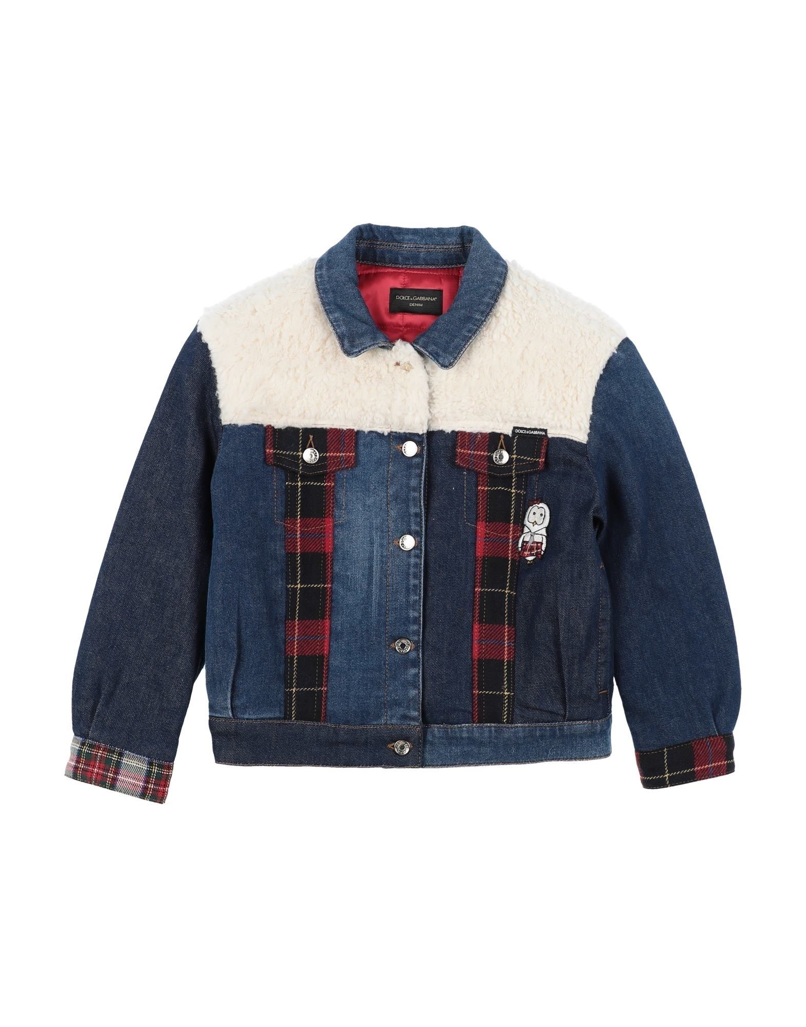 DOLCE&GABBANA Jeansjacke/-mantel Kinder Blau von DOLCE&GABBANA