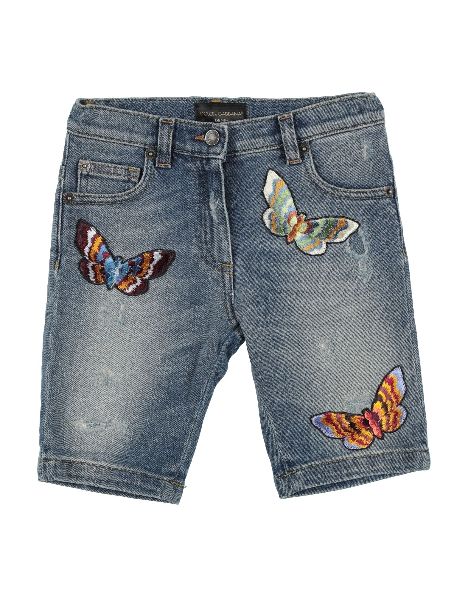 DOLCE&GABBANA Jeansshorts Kinder Blau von DOLCE&GABBANA